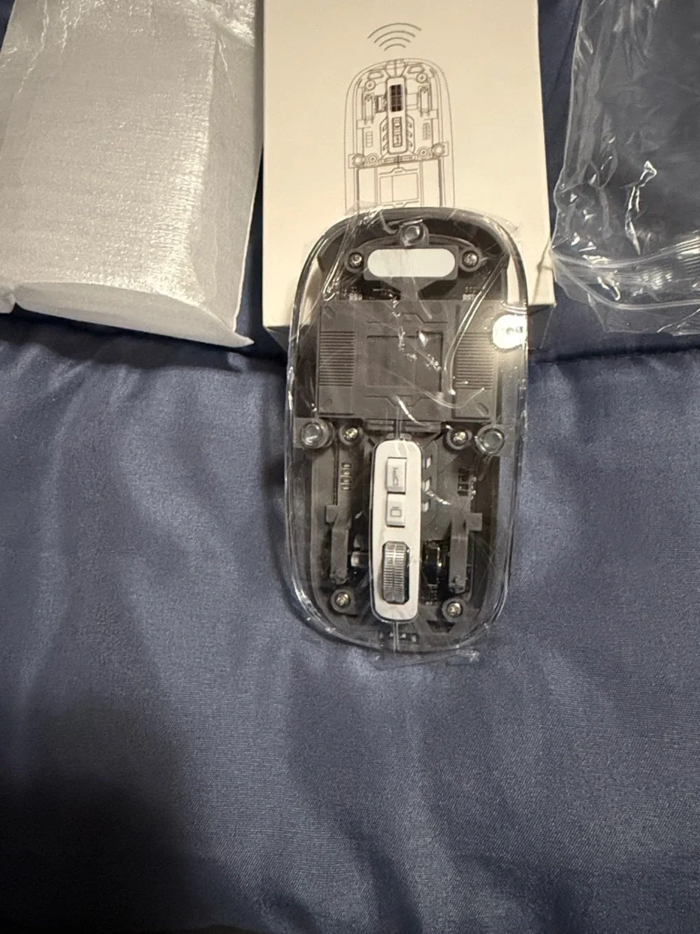 Wireless Multi-Device Dual-Mode Mouse - White